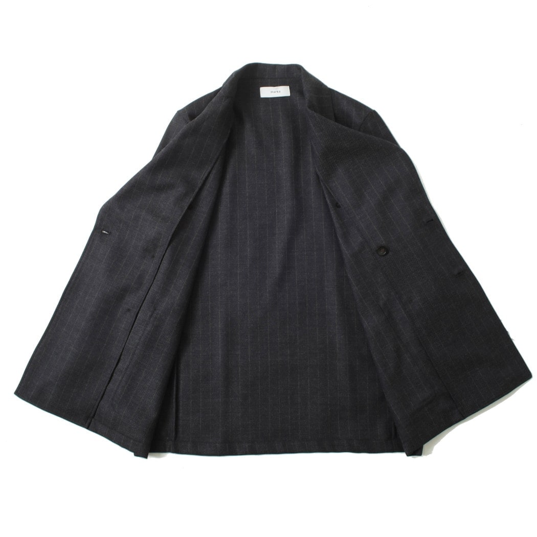 marka マーカ ダブル シャツジャケット W.B SHIRT JACKE チャコール