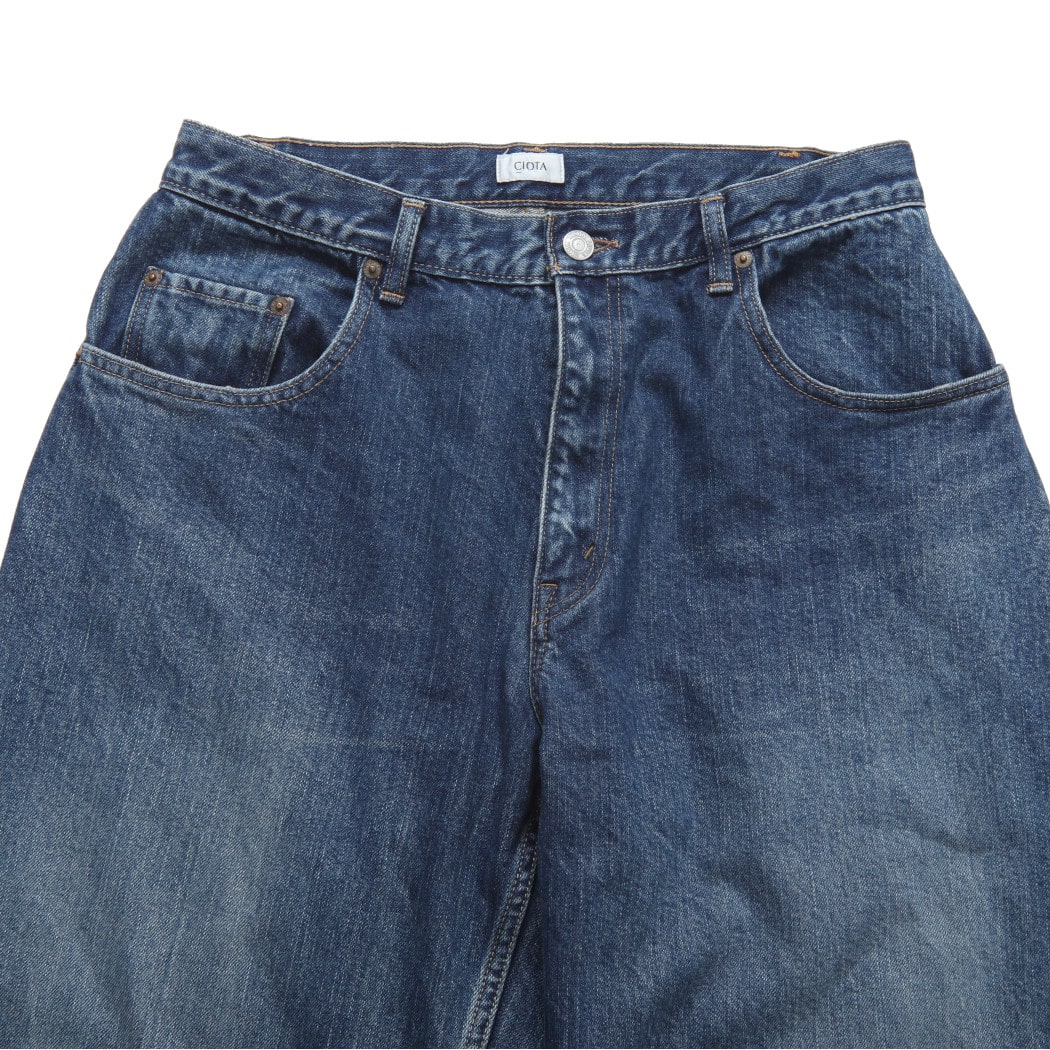 CIOTA シオタ New Baggy 5 Pocket Pants 生機 インディゴ デニム
