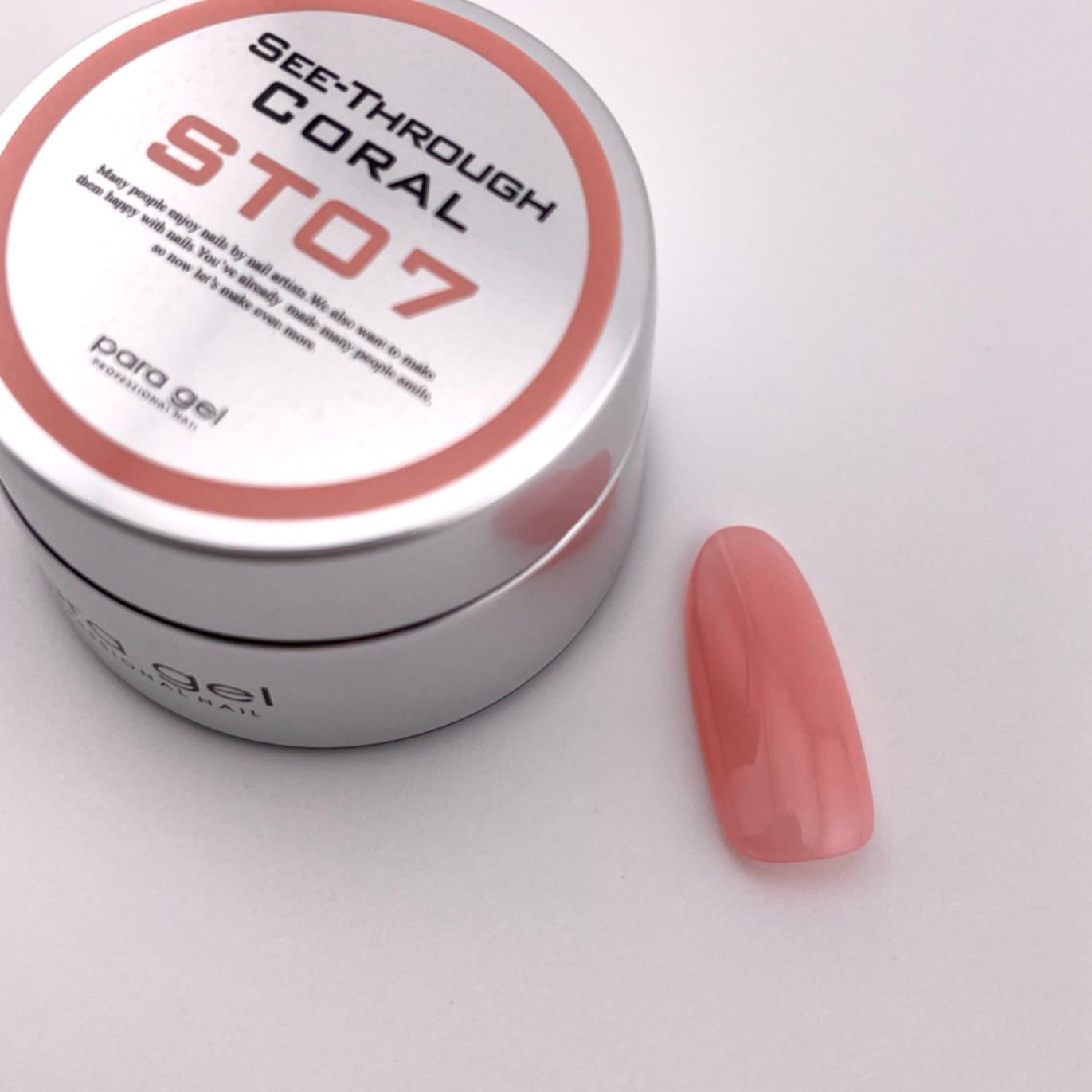 ST07 シースルーコーラル | すべての商品 | | para gel onlineshop