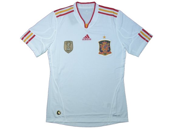 スペイン代表 11 アウェイ 半袖 ユニフォーム ADIDAS ＜優勝記念パッチ