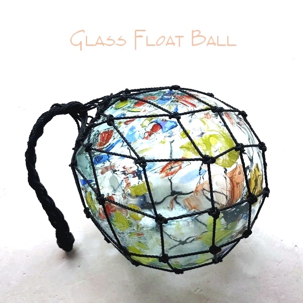 ガラスの浮き玉／バリ島のガラスの浮き玉 【コンフェティ×トープ