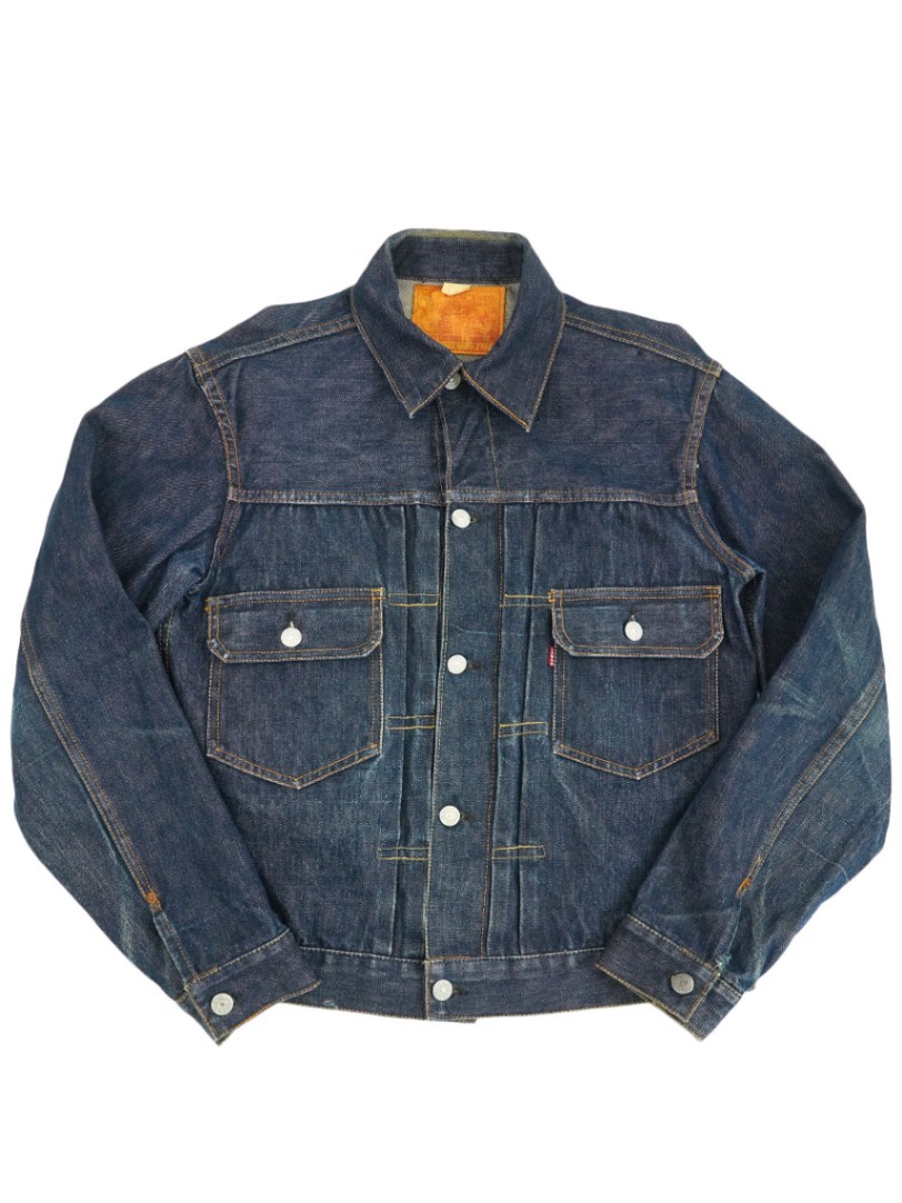 40's Levi's 507XX デニムジャケット 極上濃紺 レザーパッチ残り 実寸
