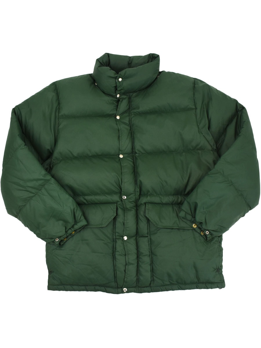 70's 茶タグ THE NORTH FACE シエラパーカ ダウンジャケット グリーン