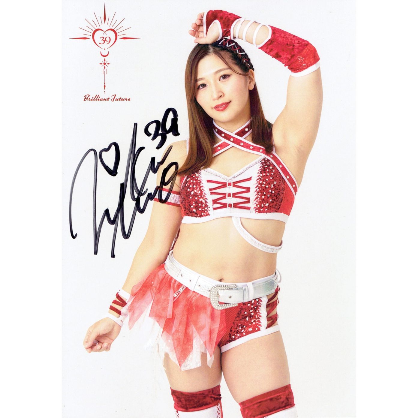 青野未来 #39 マリーゴールド ポートレート 直筆サイン入り