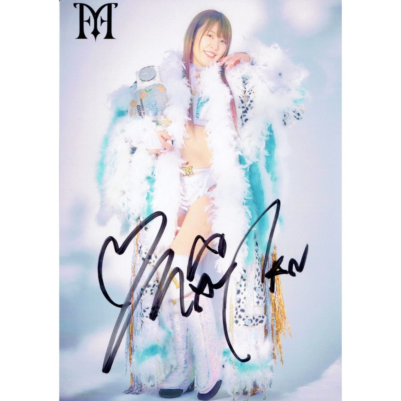 桜井麻衣 #8 マリーゴールド ポートレート 直筆サイン入り