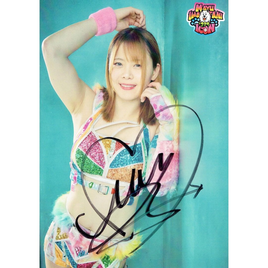 岩谷麻優 #219 マリーゴールド ポートレート 直筆サイン入り