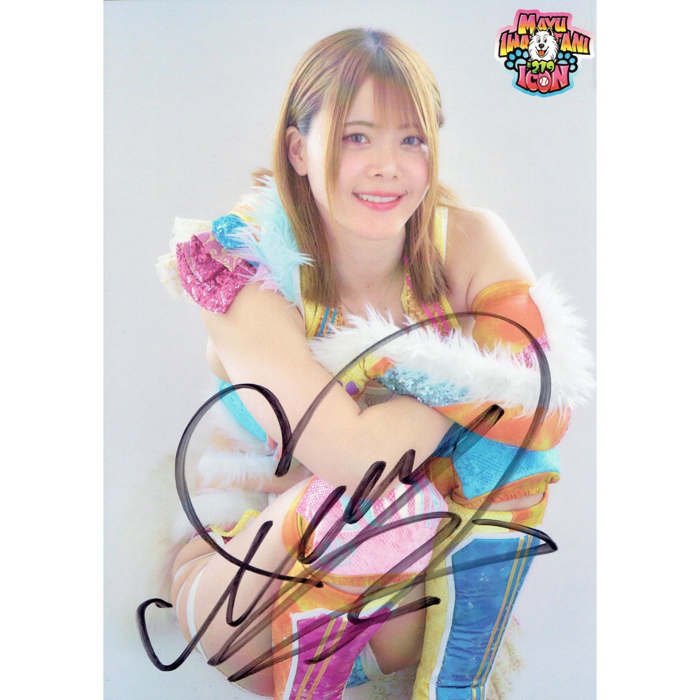 岩谷麻優 #219 マリーゴールド ポートレート 直筆サイン入り