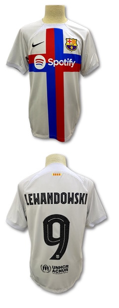 バルセロナ LEWANDOWSKI 9番 長袖 ユニフォーム バルセロナ