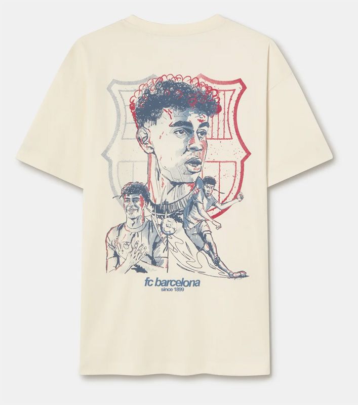 FCバルセロナ Tシャツ ラミン・ヤマル（オーバーサイズ）