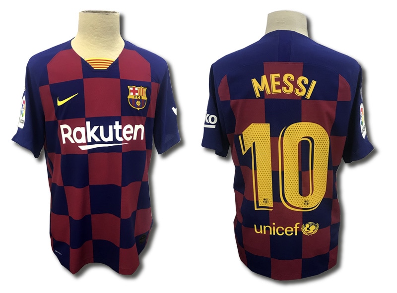 リーガ仕様】FCバルセロナ 2019-20 選手支給用ホームユニフォーム 10 MESSI