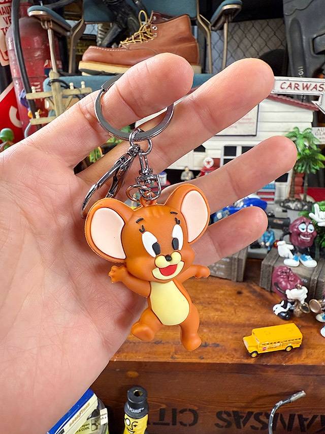 トムとジェリー PVCフィギュア キーホルダー （ジェリー）の通販・販売
