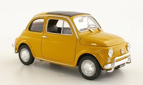 1/18 フィアット ダーク イエロー 黄色 Fiat 500 dark yellow 1957