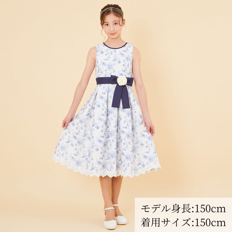 セール30％OFF】花柄プリントドレス 140 150 160cm CHOPIN/ショパン