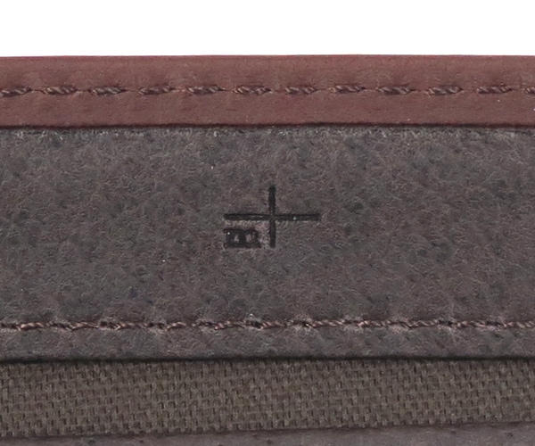 エムピウ m+ ミッレフォッリエ 2P25 ミニ財布 （カラー：タバコ×チョコ