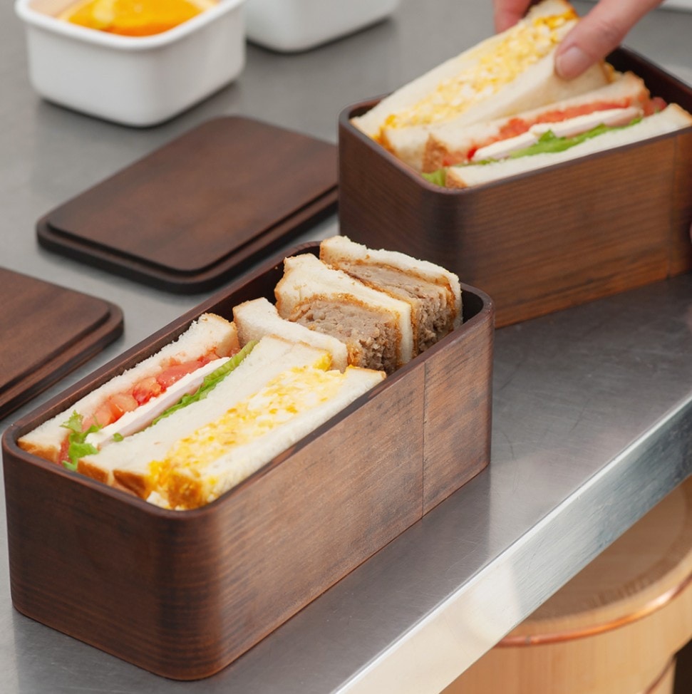 サンドイッチ用弁当箱 （杉の木クラフト） | お弁当 | cotogoto