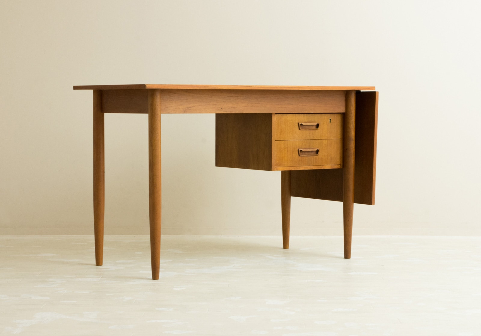 チーク デスク エクステンション 北欧ビンテージ家具CLOVERKY