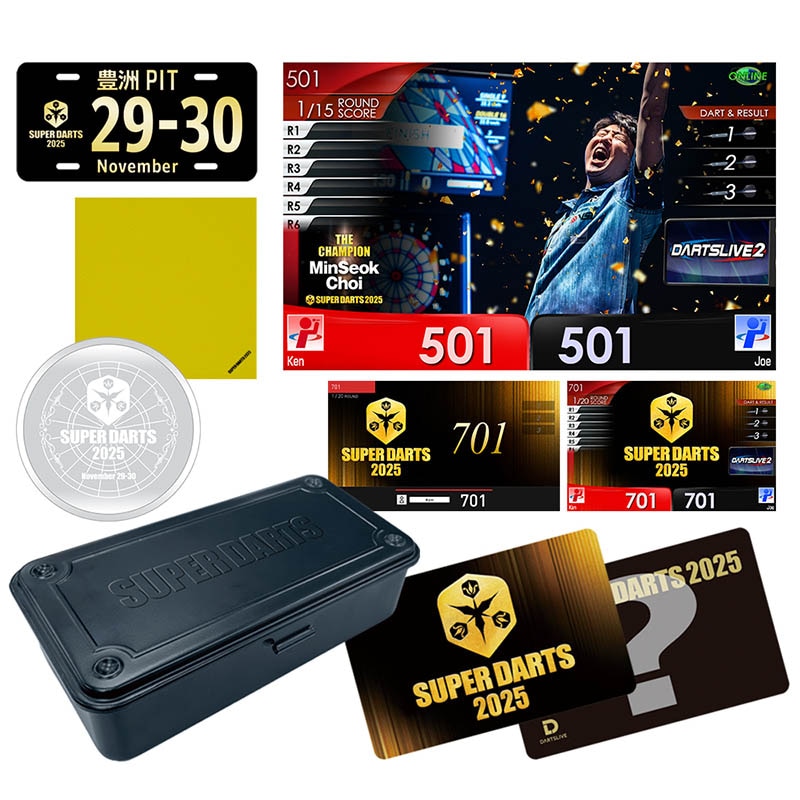 SUPER DARTS 2025 オフィシャルグッズ SUPER DARTS 2025（スーパーダーツ2025） グッズ販売