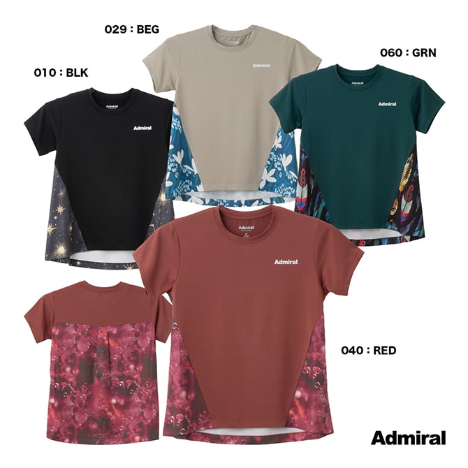 Admiral テニスウェアセット (40)レッド 2025年11月】Admiral テニス