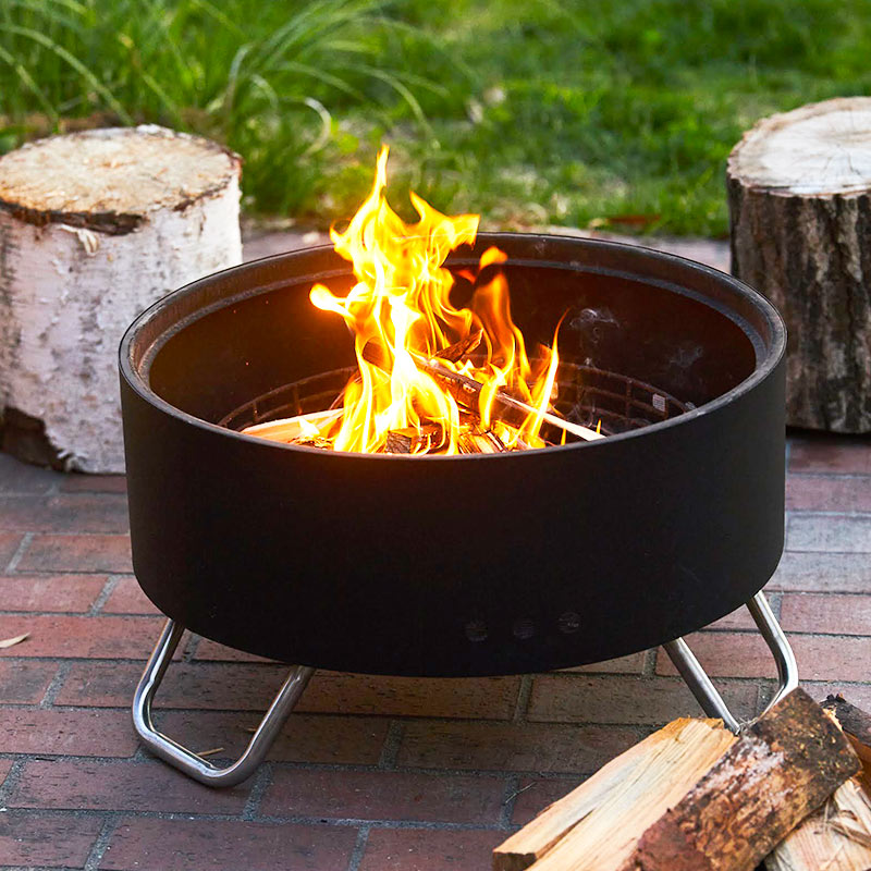 リボルバー 【a+design】 グリル・テーブル付き 3in1 ＿BBQ・焚き火