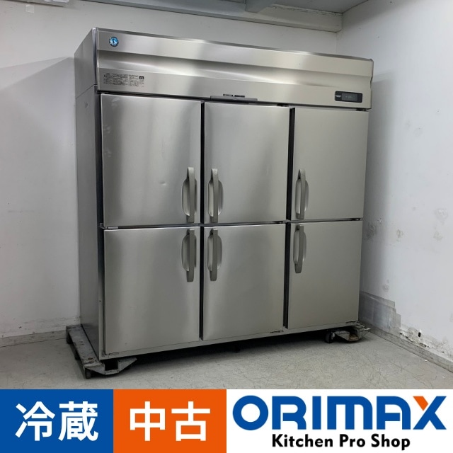 中古】 A08247 業務用 冷蔵庫 6枚ドア ホシザキ HR-180A3 2019年製 3相