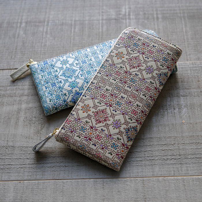 友禅文庫 フラワーガーデン L字ファスナー長財布｜e-mono（イーモノ）
