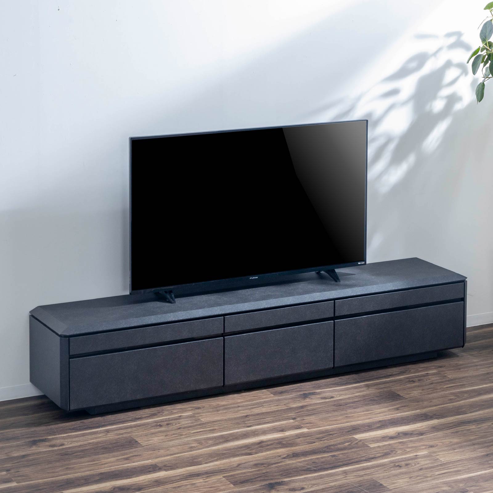 幅210/高さ41] ローボード テレビボード テレビ台 完成品 エンボス加工