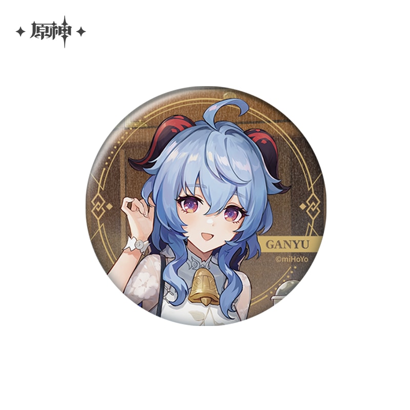 原神 心有所喜シリーズ 缶バッジ Genshin 甘雨 原神,キャラグッズ
