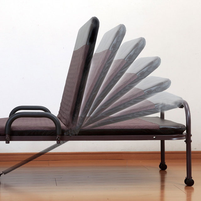 収納式リクライニングベッド DX BR セミダブル｜ファミリー・ライフ