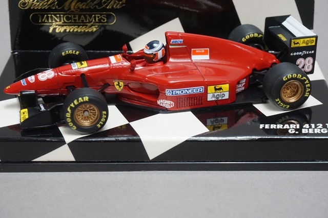 1/43 ミニチャンプス 430940028 フェラーリ 412 T1 G.ベルガー #28