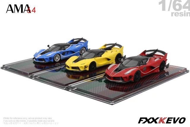 予約 AMA64 1/64 フェラーリ Ferrari FXX-K-EVO SkyBlue #67, Boost