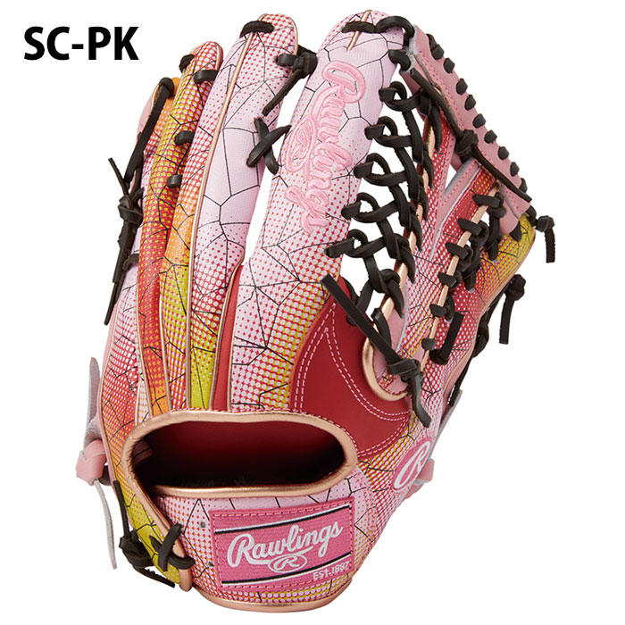 軟式 カラー グラブ HOH GRAPHIC 2023 外野 ローリングス Rawlings