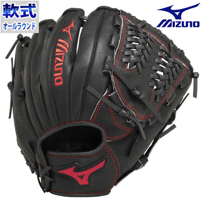 Mizuno BuwLeague 軟式グローブ イチローモデル 黒 Mizuno BuwLeague