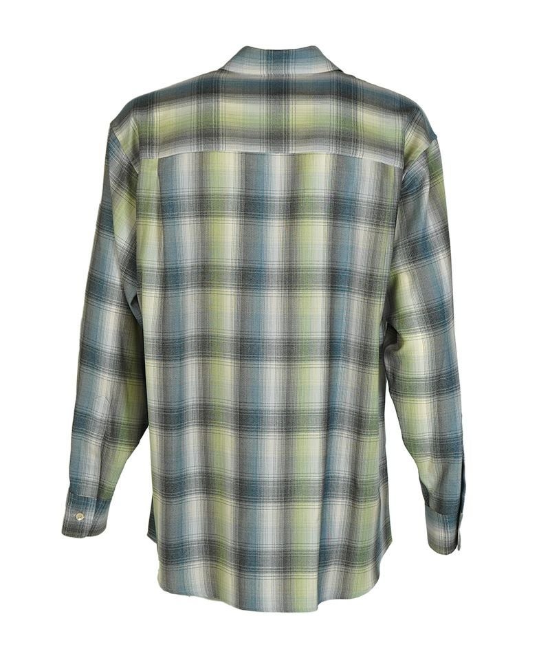 AURALEE＞SUPER LIGHT WOOL CHECK SHIRT | MAKES ONLINE STORE