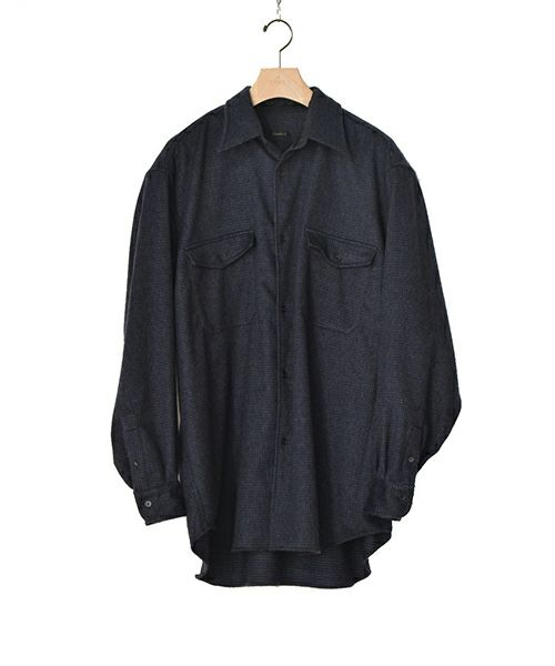 COMOLI＞W/CA ハウンドトゥース CPO （W03-02012） | MAKES ONLINE STORE