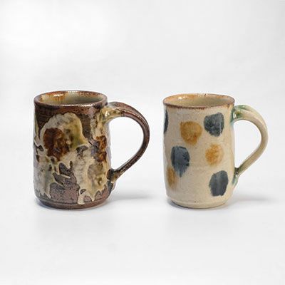 やちむん 沖縄 松田共司 ビアマグ カップ 読谷村北窯 一点物 の通販