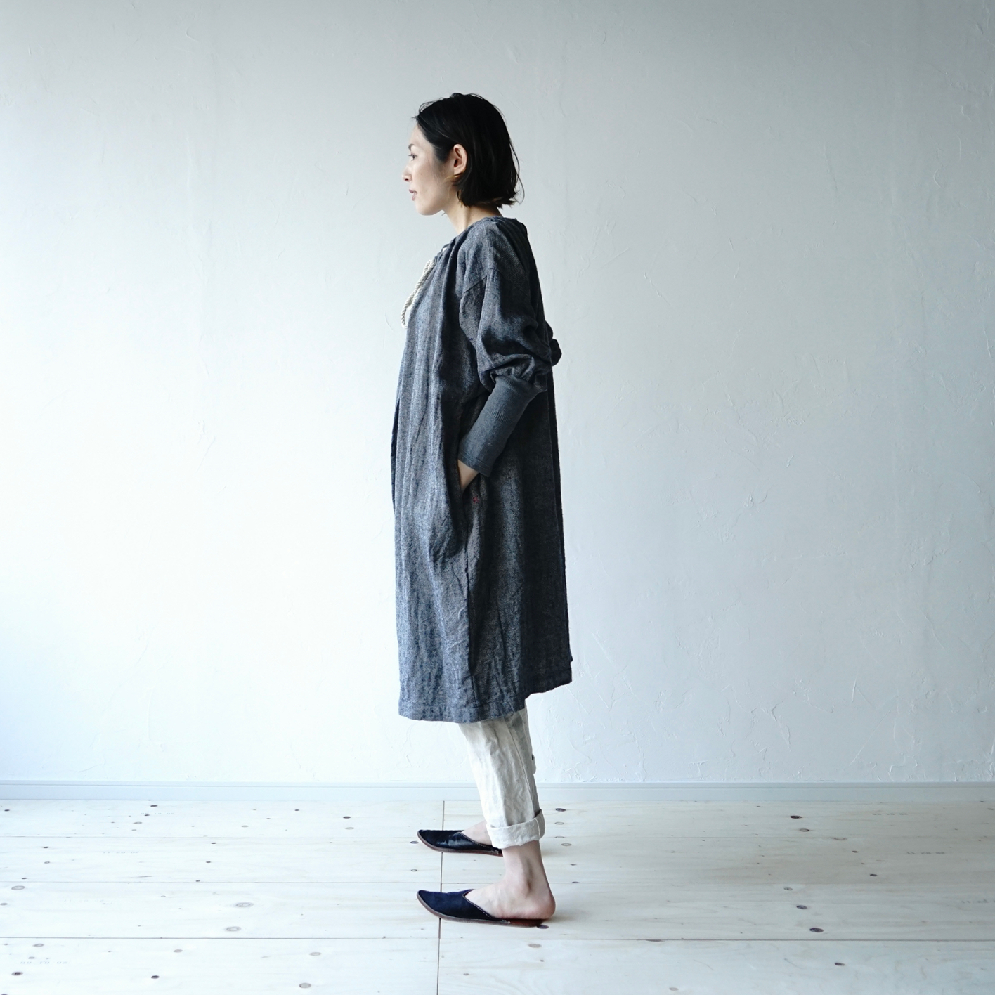 SACK / ramie linen twill｜割烹着kapoc（カポック）公式オンライン
