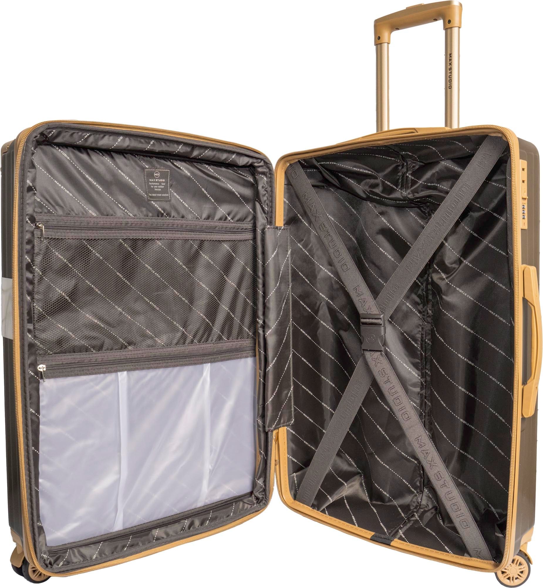 Max Studio The Edin ABS 3-Piece Hard Sided Luggage Set – Magid NYC