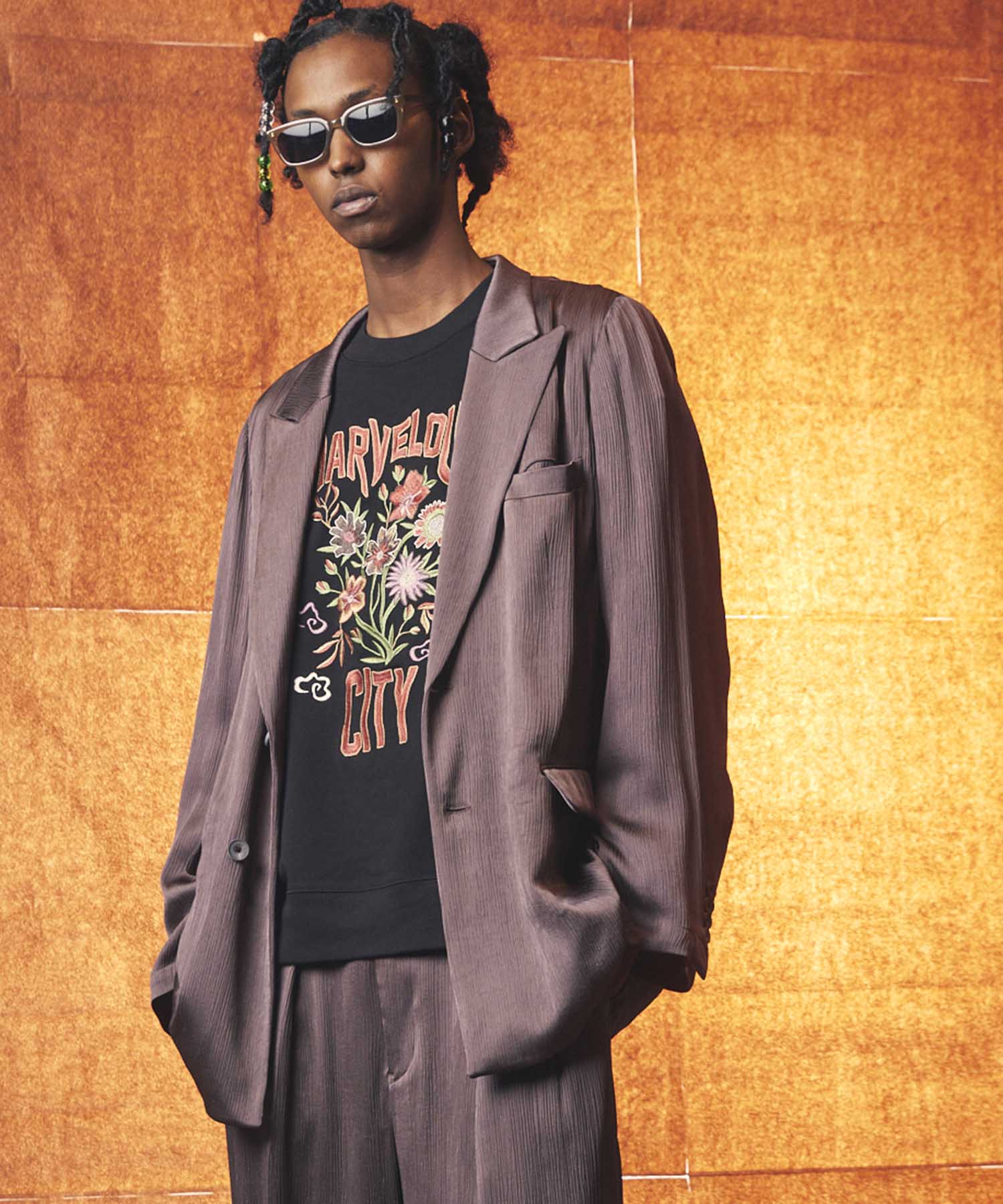 LIMITED EDITION】Dress-Over Peaked Lapel Semi-Double Tailored Jacket