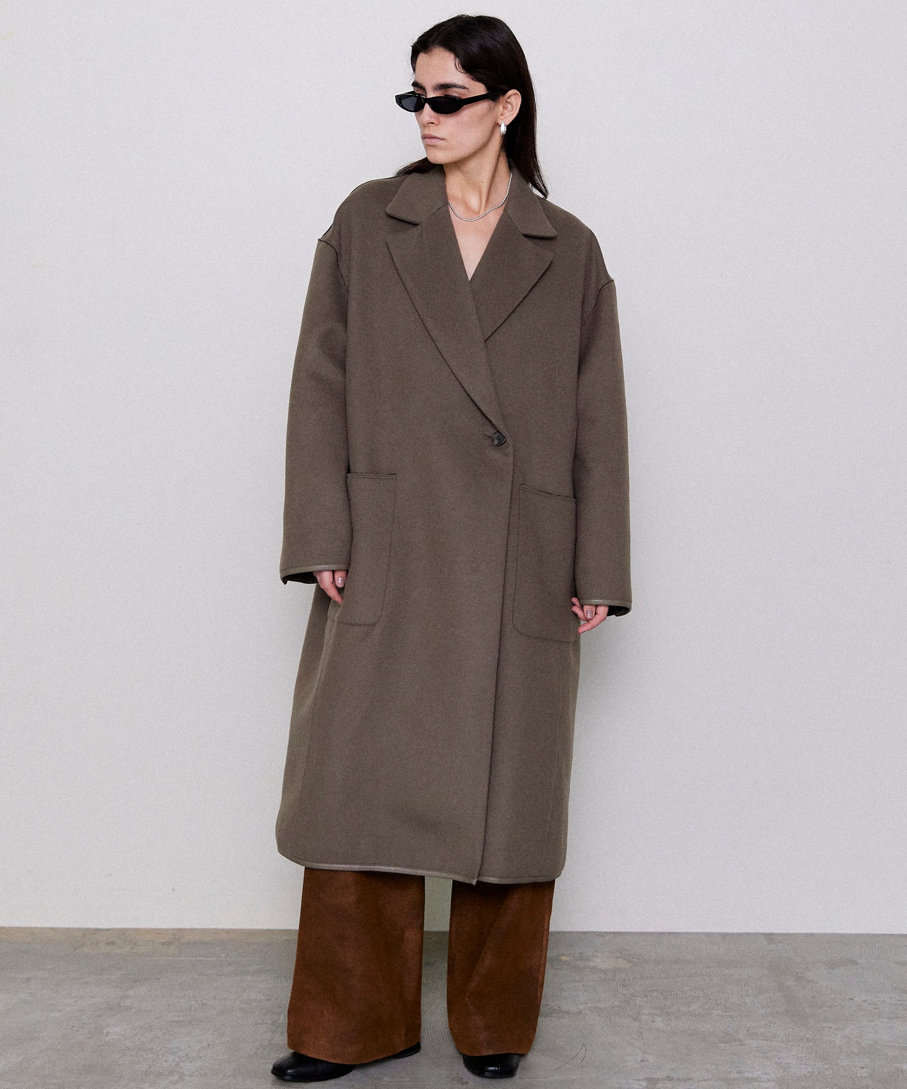 SALE】Cashmere Beaver Chester Coat