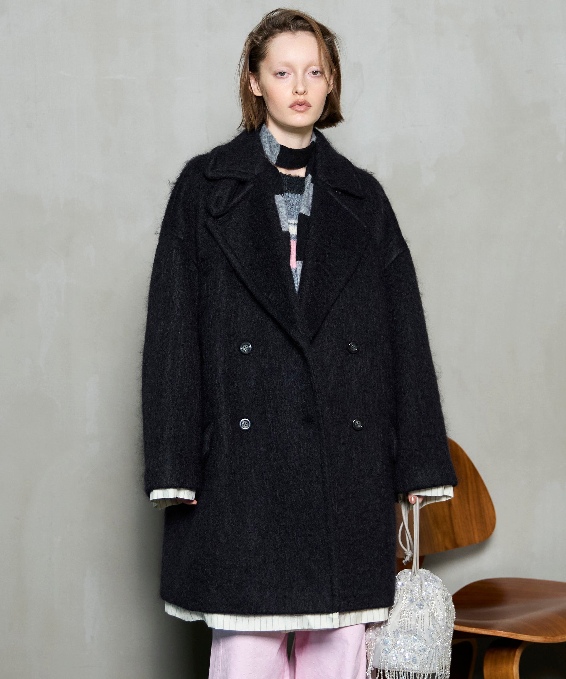 Mohair Shaggy Coat