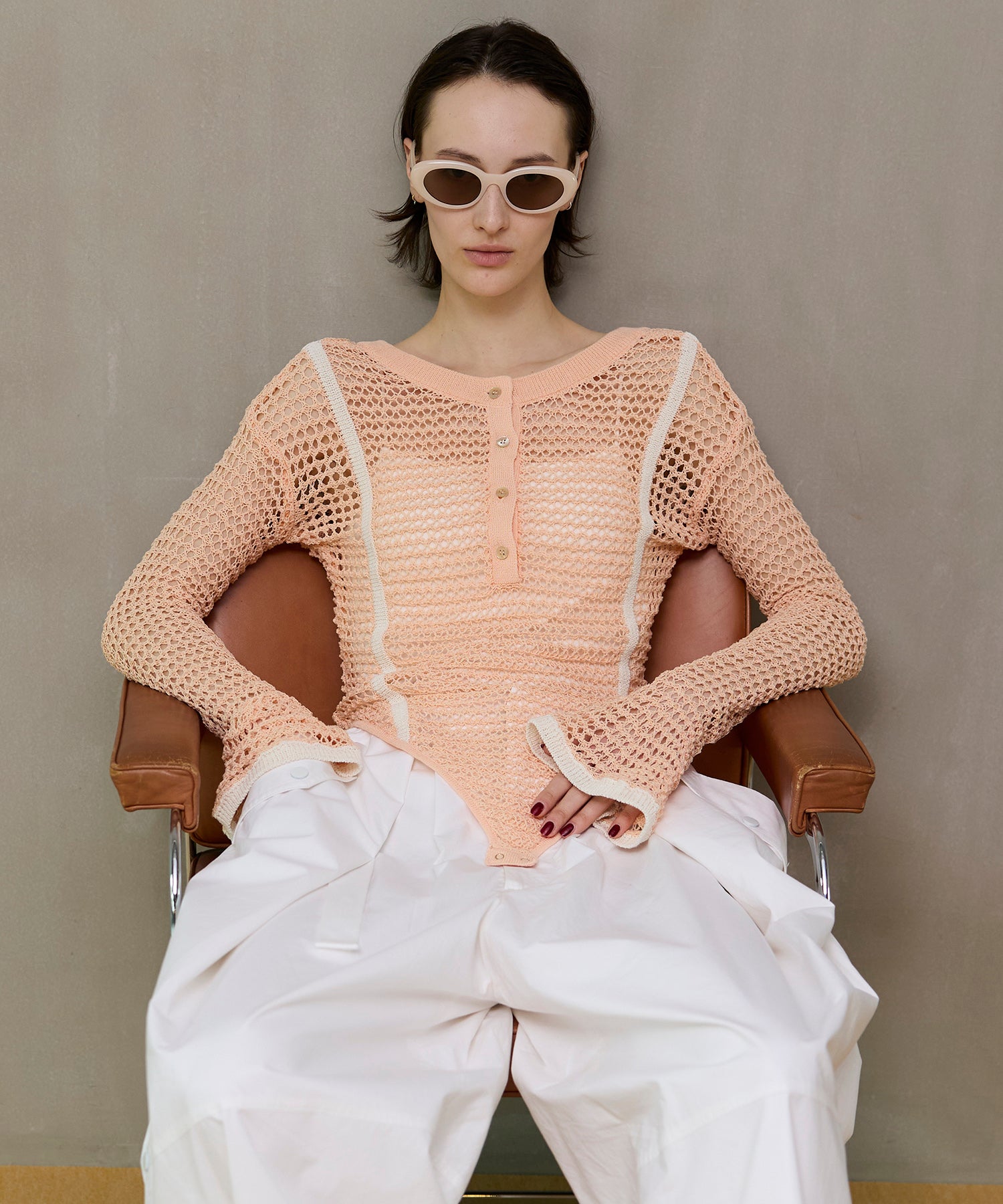 Crochet-Like Bodysuit