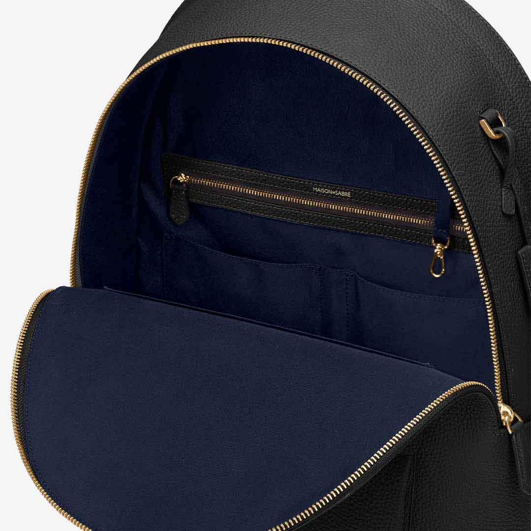 The Backpack - Black Caviar – MAISON de SABRÉ