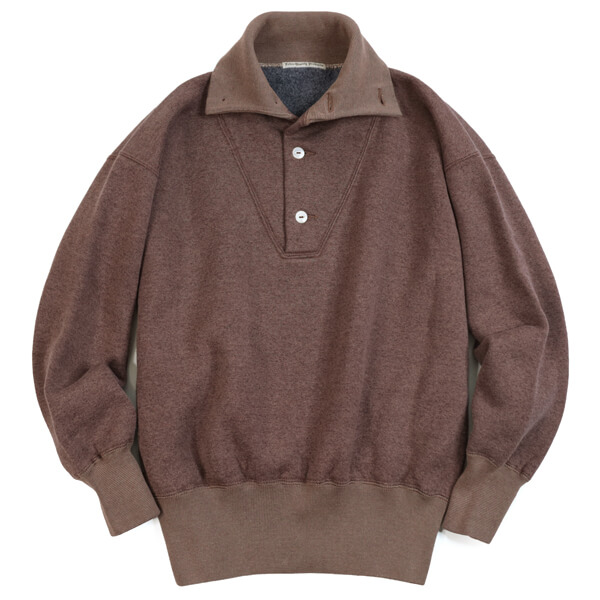Olde Homesteader “Extra Cotton Fleece / Stand Collar Long Sleeve