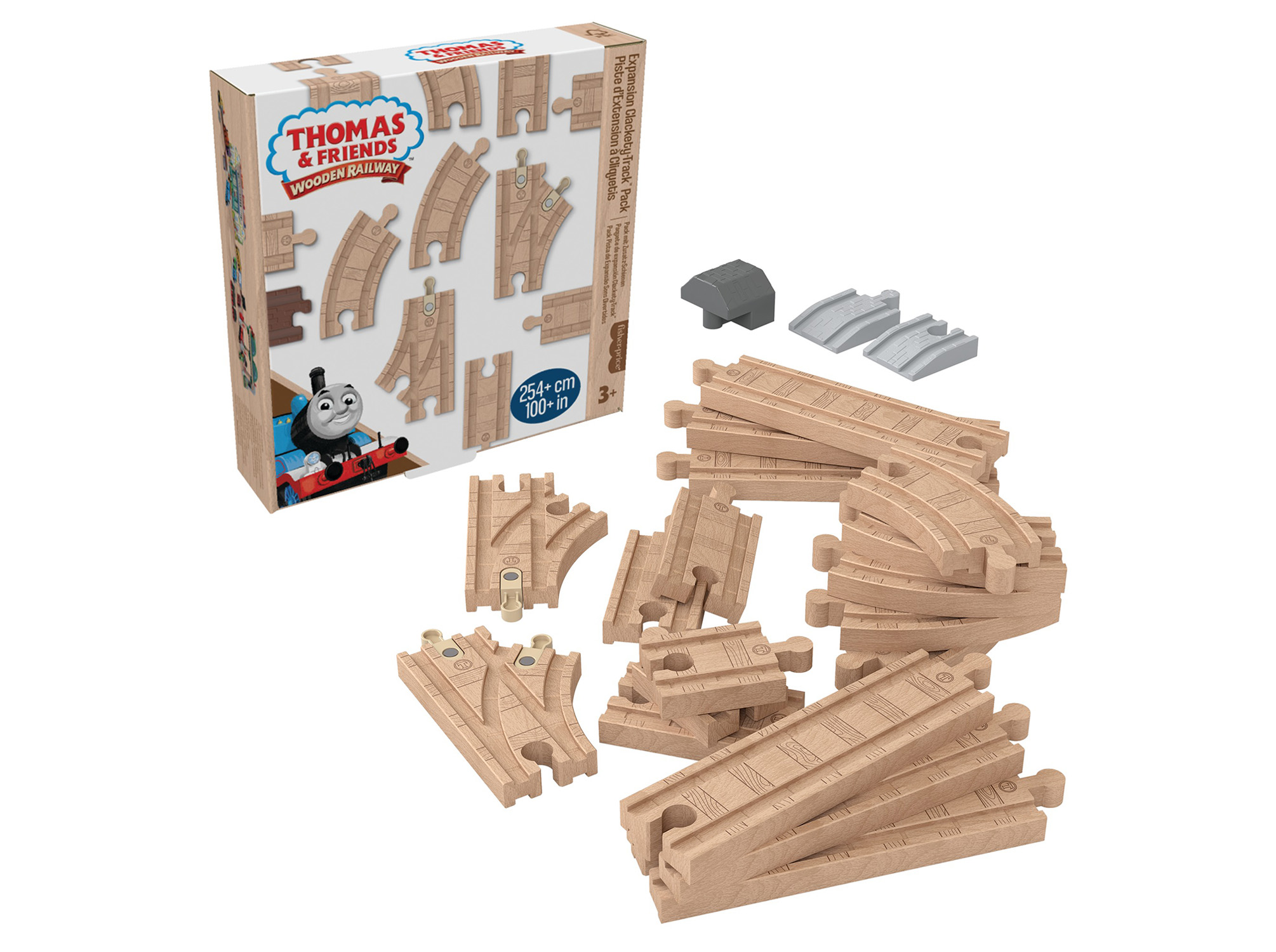きかんしゃトーマス 木製レールシリーズ 直線＆拡張レールセット