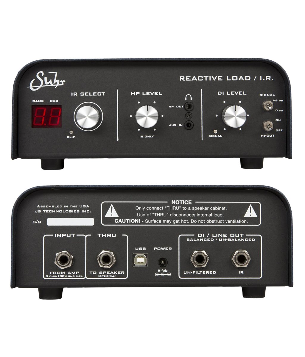 Suhr Reactive Load IR 8 Ohm DI Box with Impulse Responses