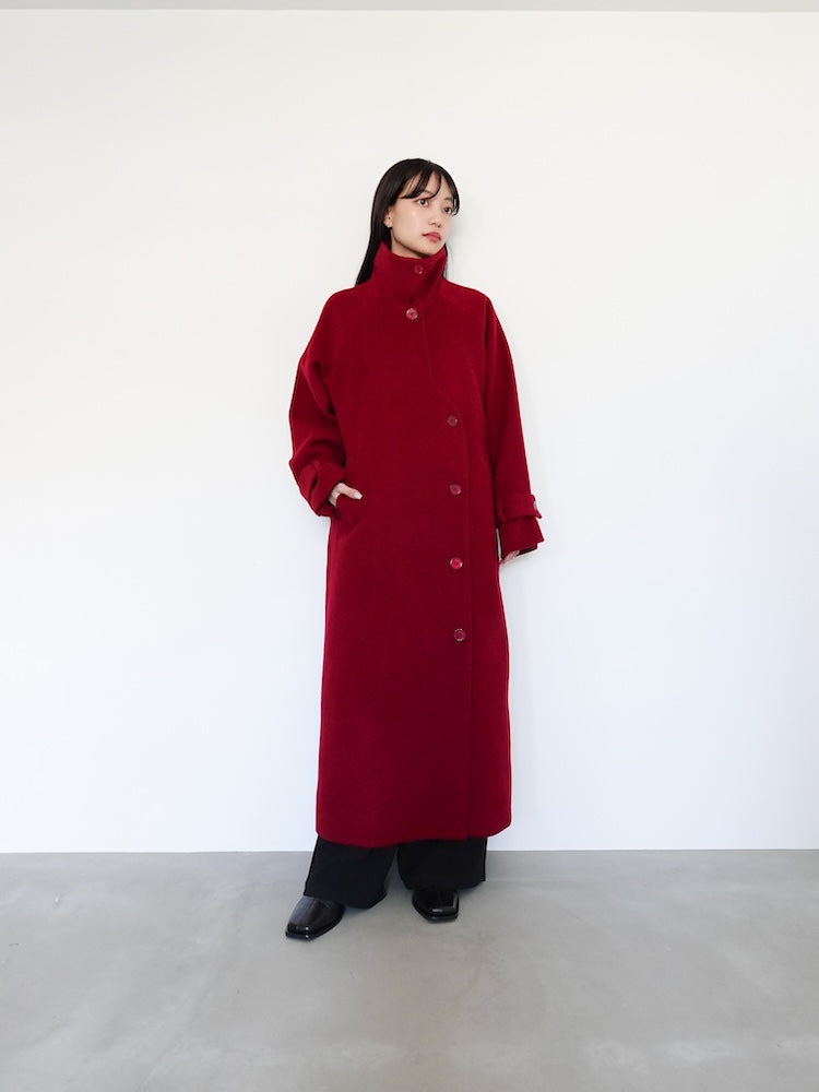 Curve Design Wool Coat｜ウールロングコート – MARTE