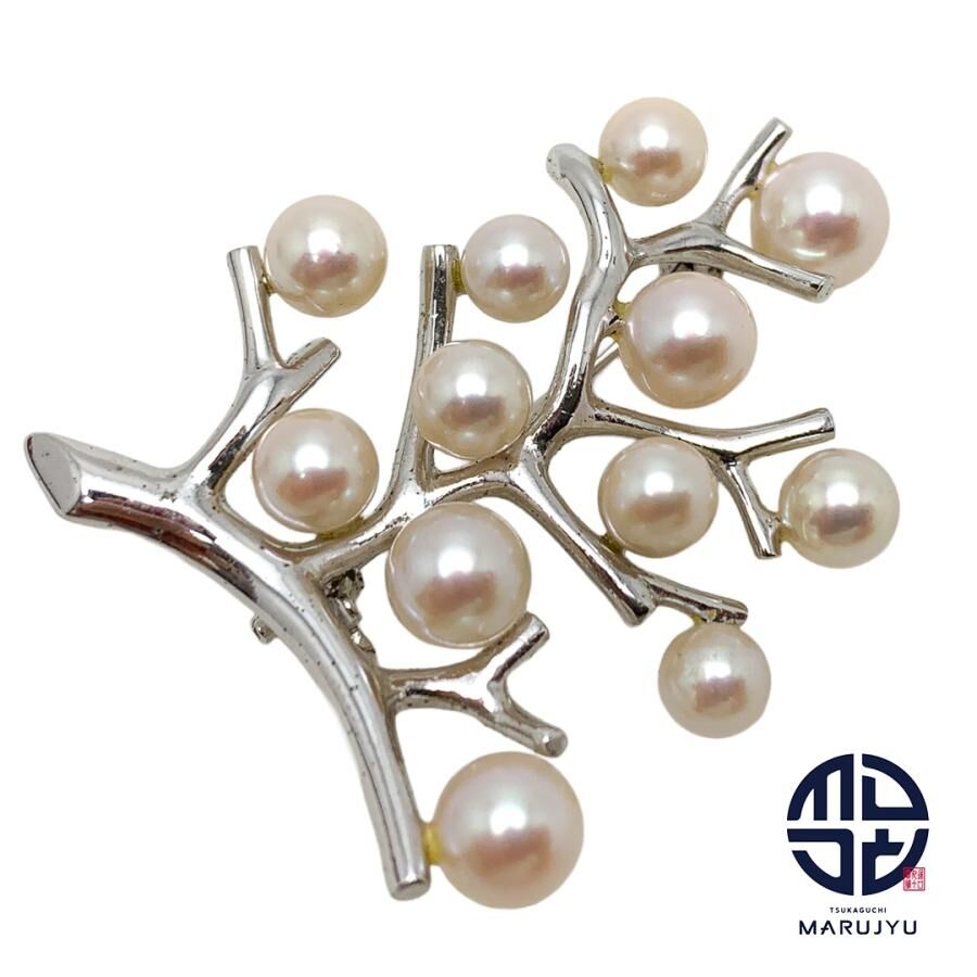 MIKIMOTO/ミキモト SILVER Kofuku no ki 幸福の木 アコヤパール