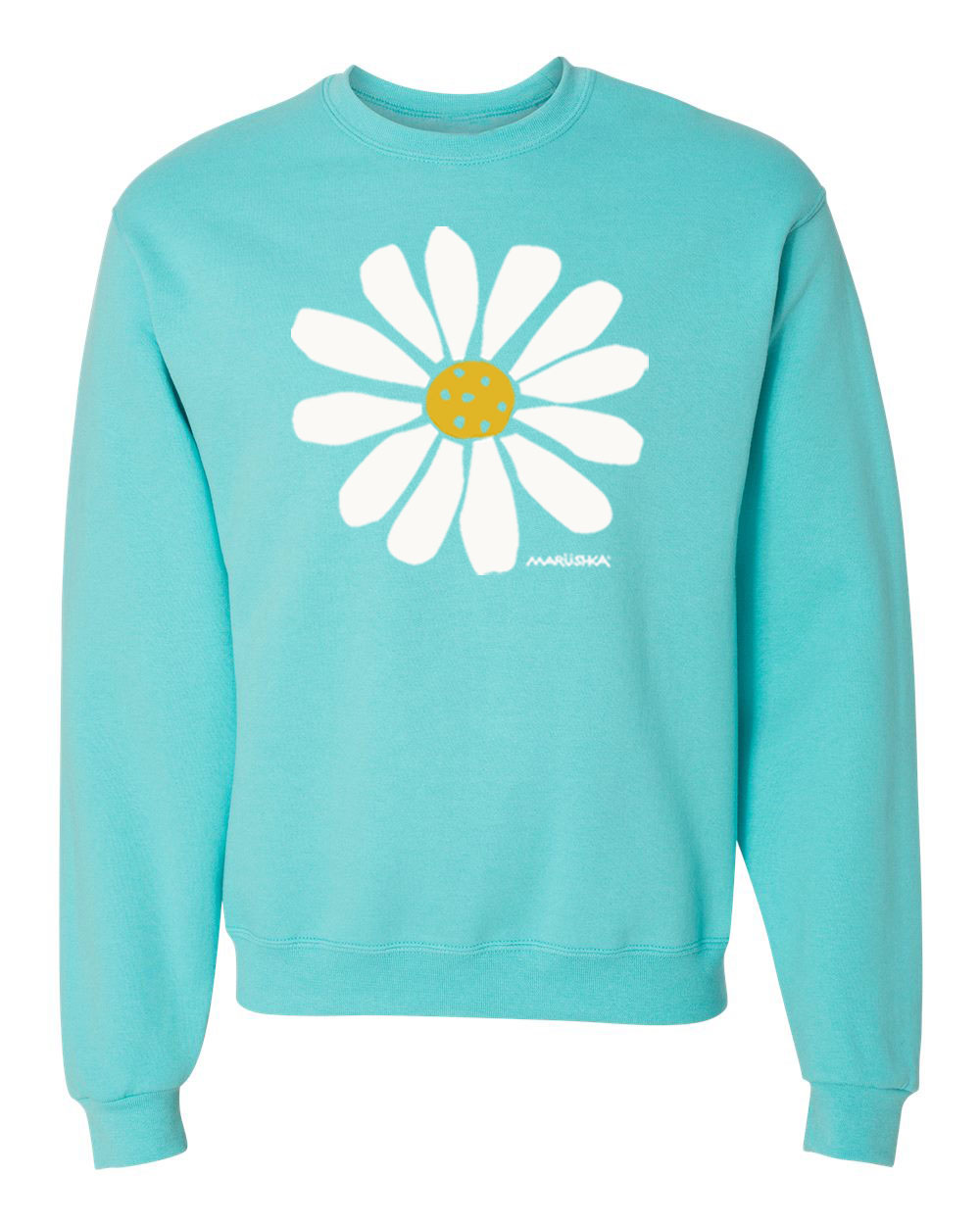 Crewneck Sweatshirt Big Daisy – Marushka