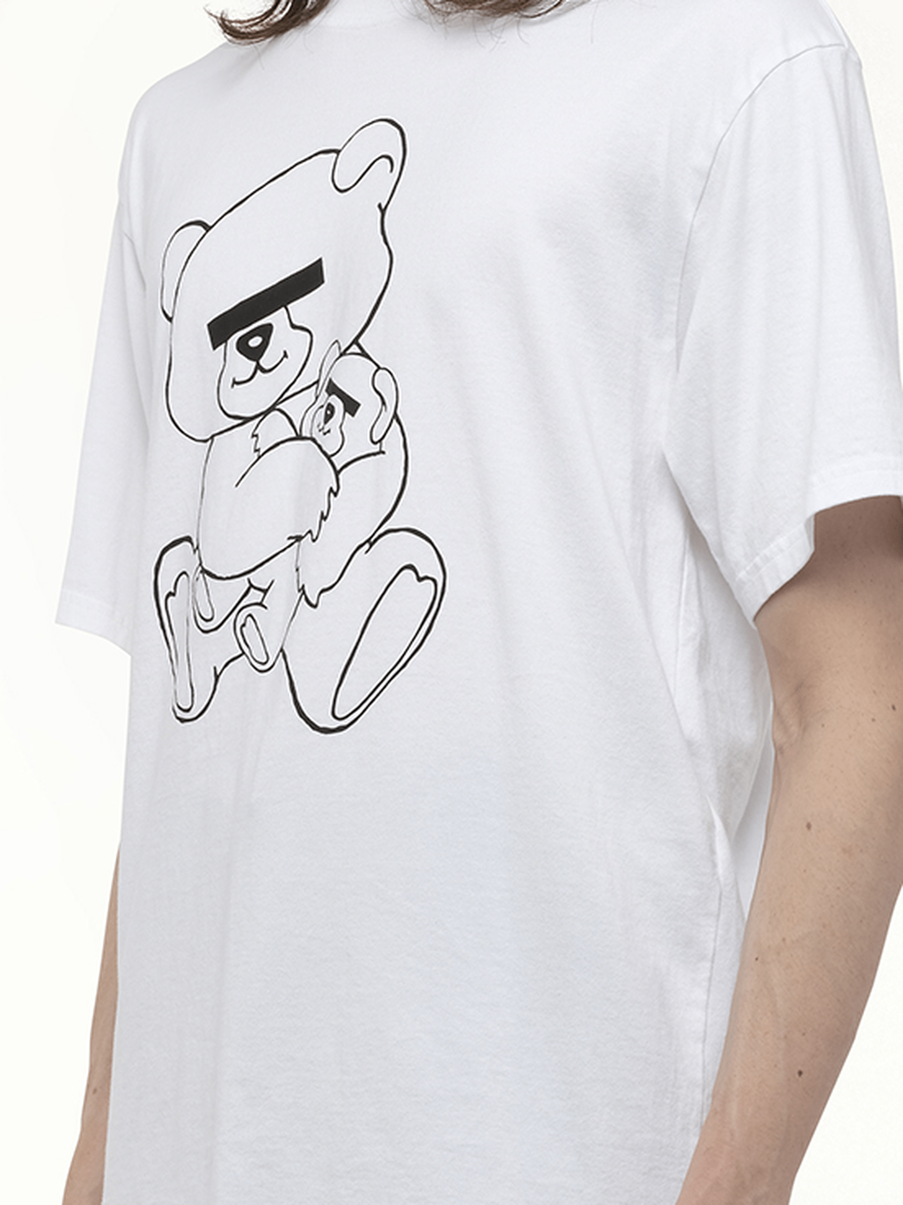 UNDERCOVER - Teddy Bear Printed T-Shirt in White |MARAIS