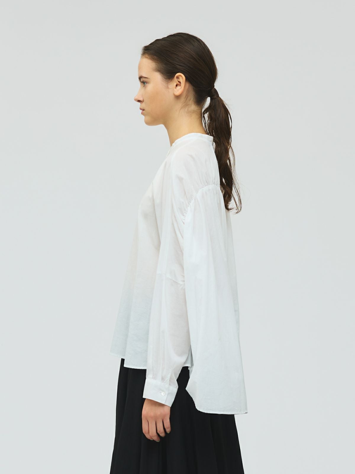 mizuiro ind バックギャザーワイドシャツ｜ MARcourt ONLINE STORE